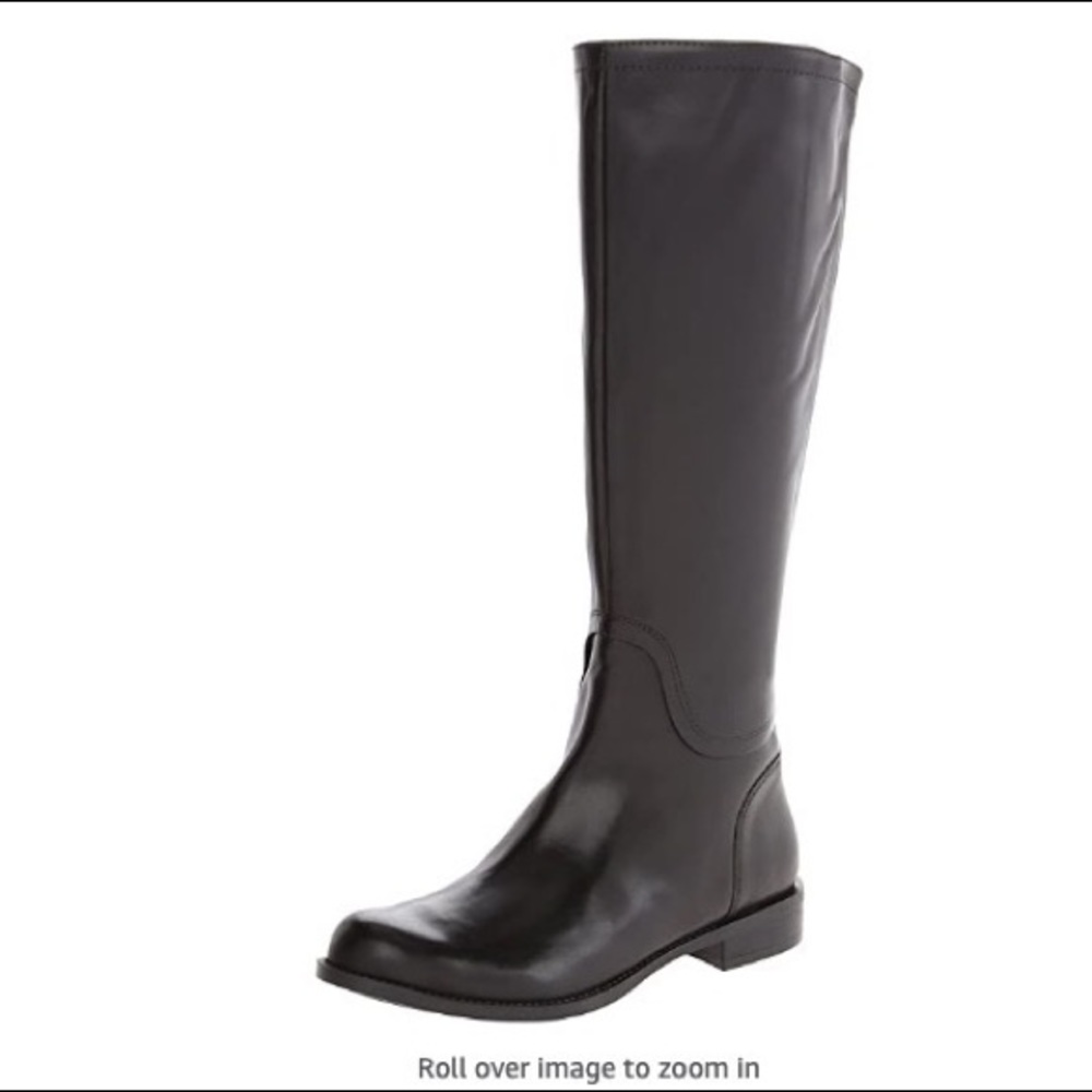 Nine West Women's Contigua Riding Boot - black
